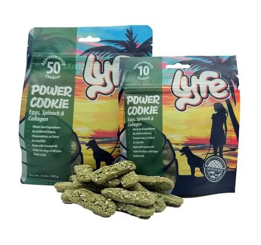 2.3oz OC Raw Lyfe Power Cookie Eggs & Spinach - Treats